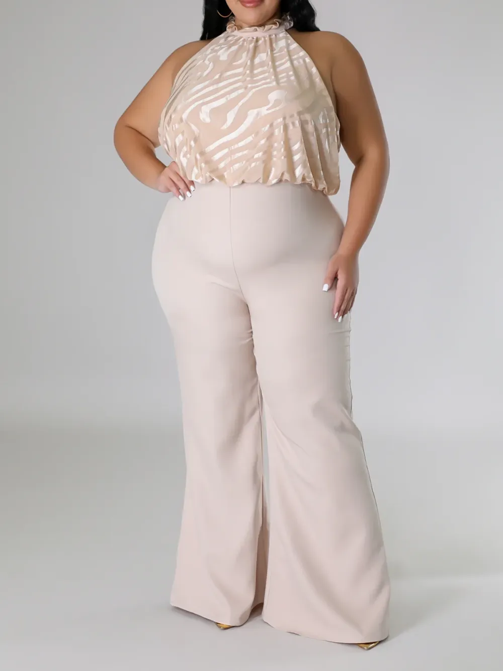 Plus-Size Fashion Pantsuit For Women