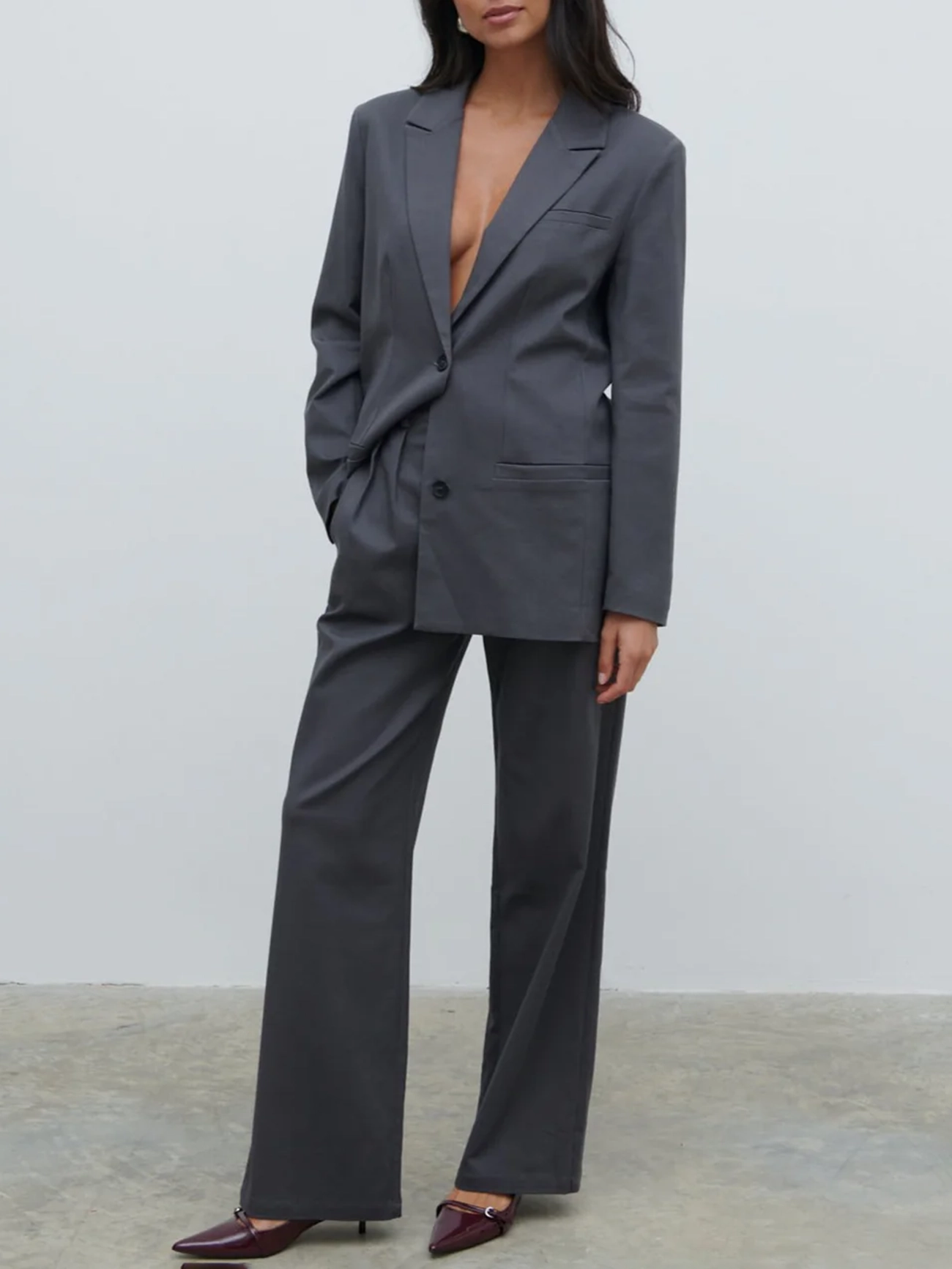 Front Pleat Trousers