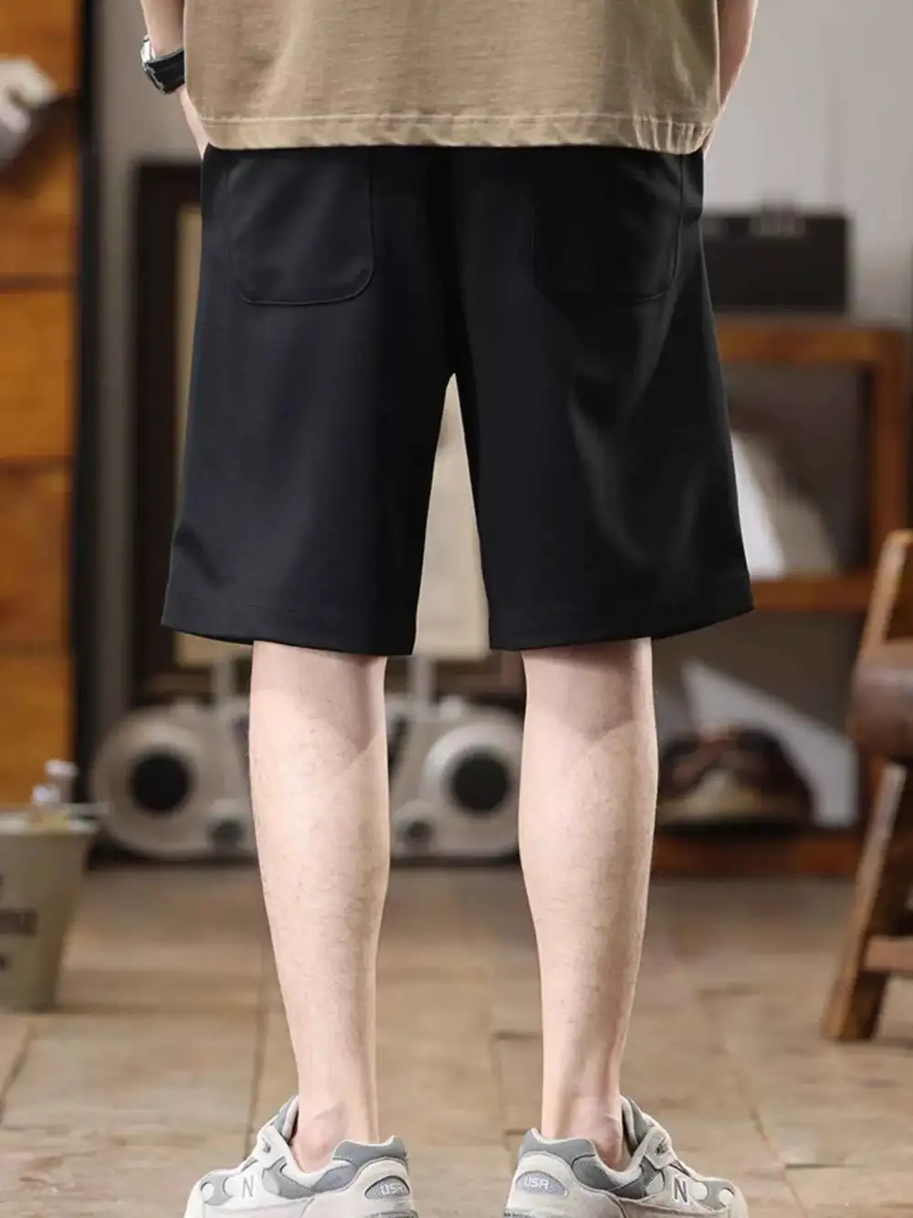 Casual Loose-Fit Drawstring Shorts