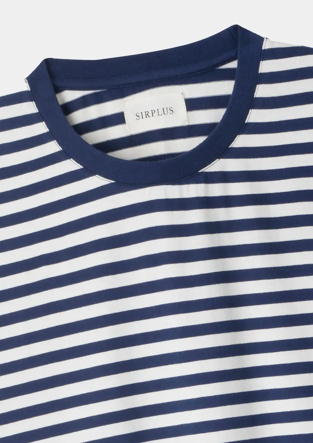 Navy & White Striped Organic Cotton T-shirt