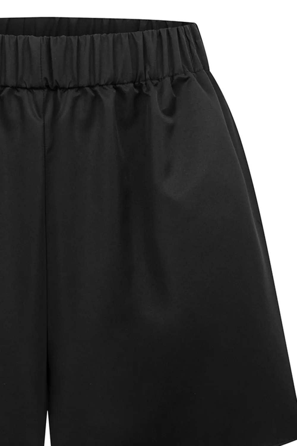 Elasticated Short-Black