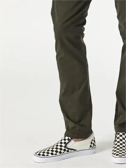High Waist Slim Leg Trousers