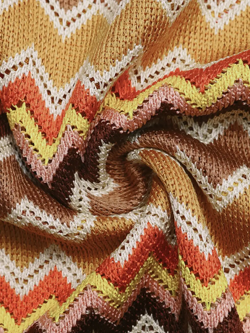 Knit Zigzag Jumpsuit