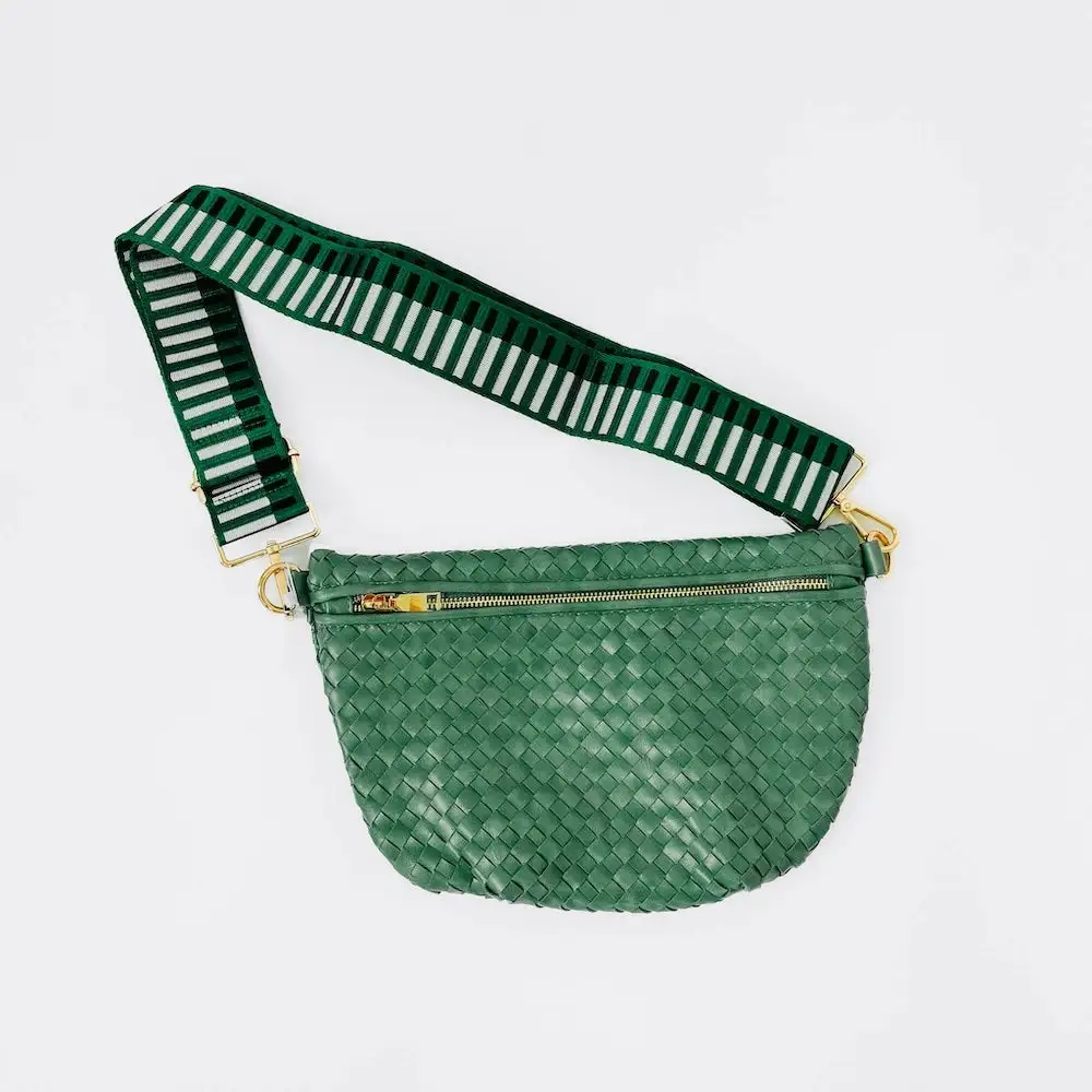 Woven Leather Everyday Bag