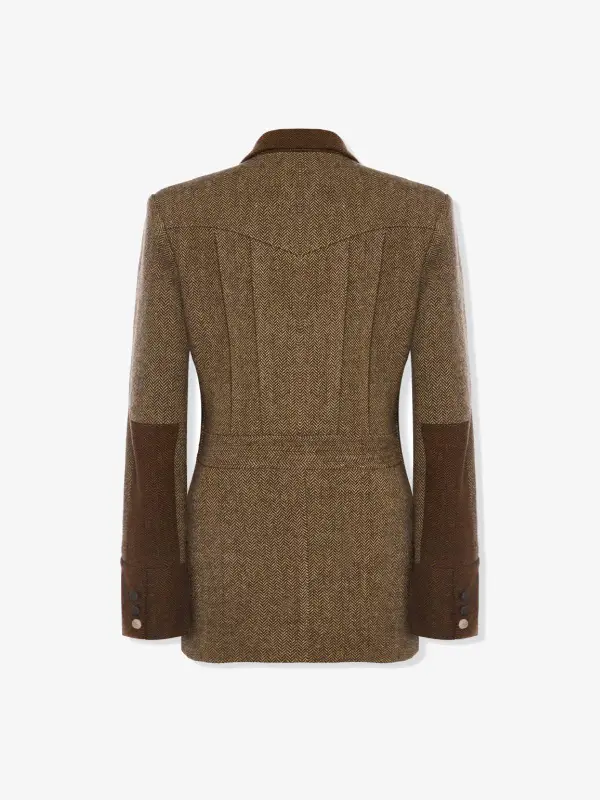 Men'S Fleece Lined Wool Blend Field Jacket