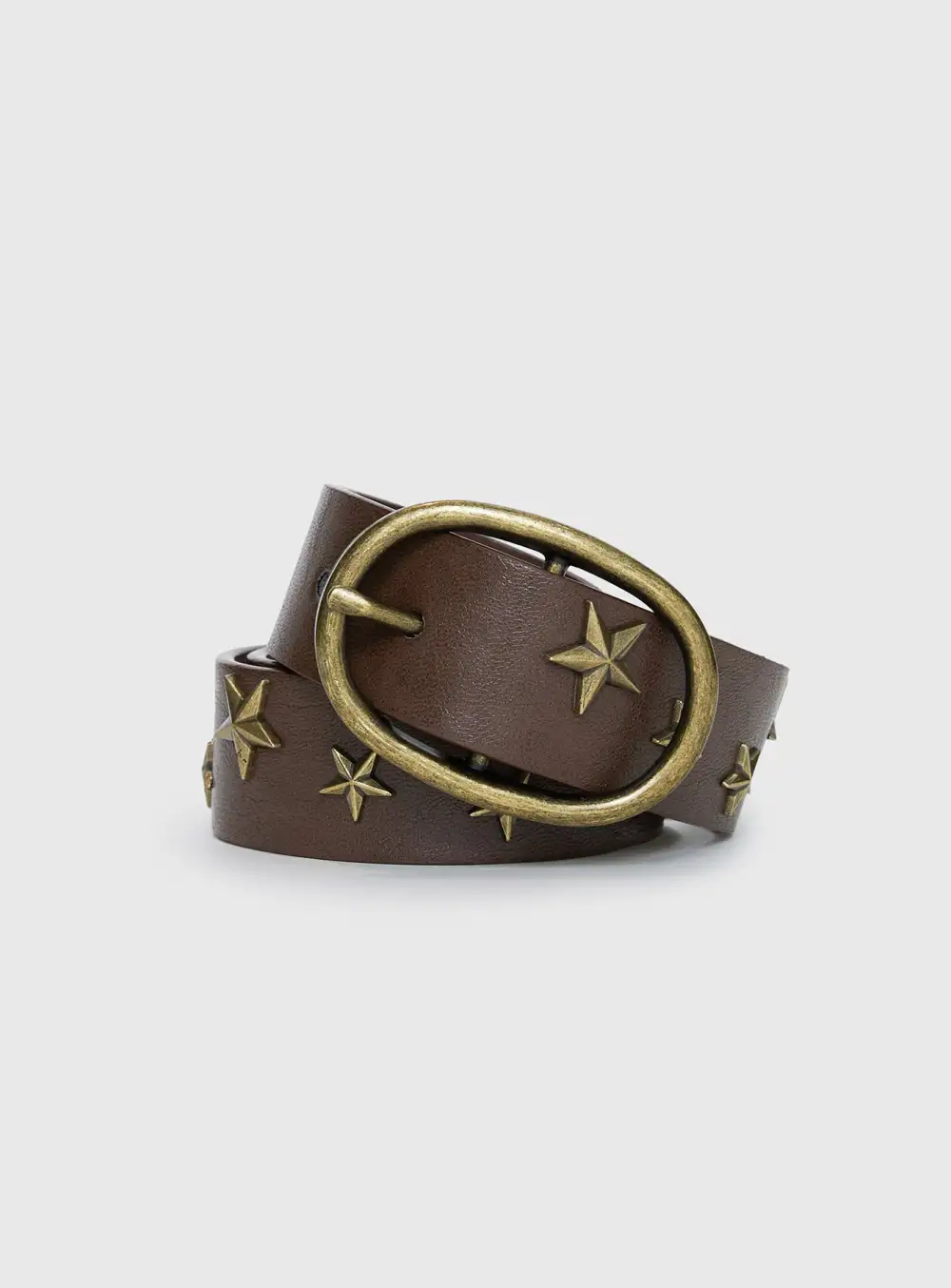 Western Inspired Buckle Faux Leather Belt