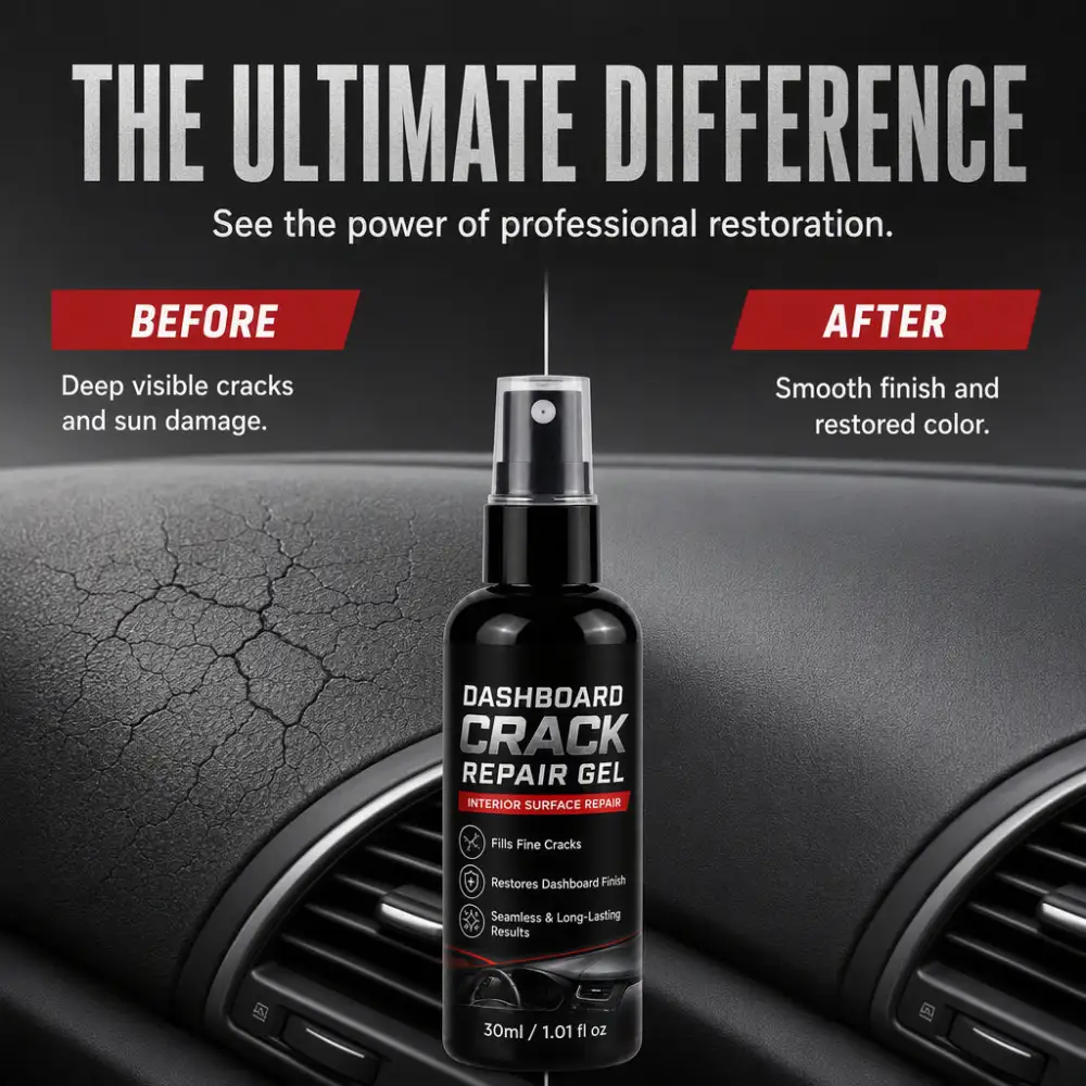 Automotive dashboard crack repair adhesive, dashboard fine crack filling and repair agent