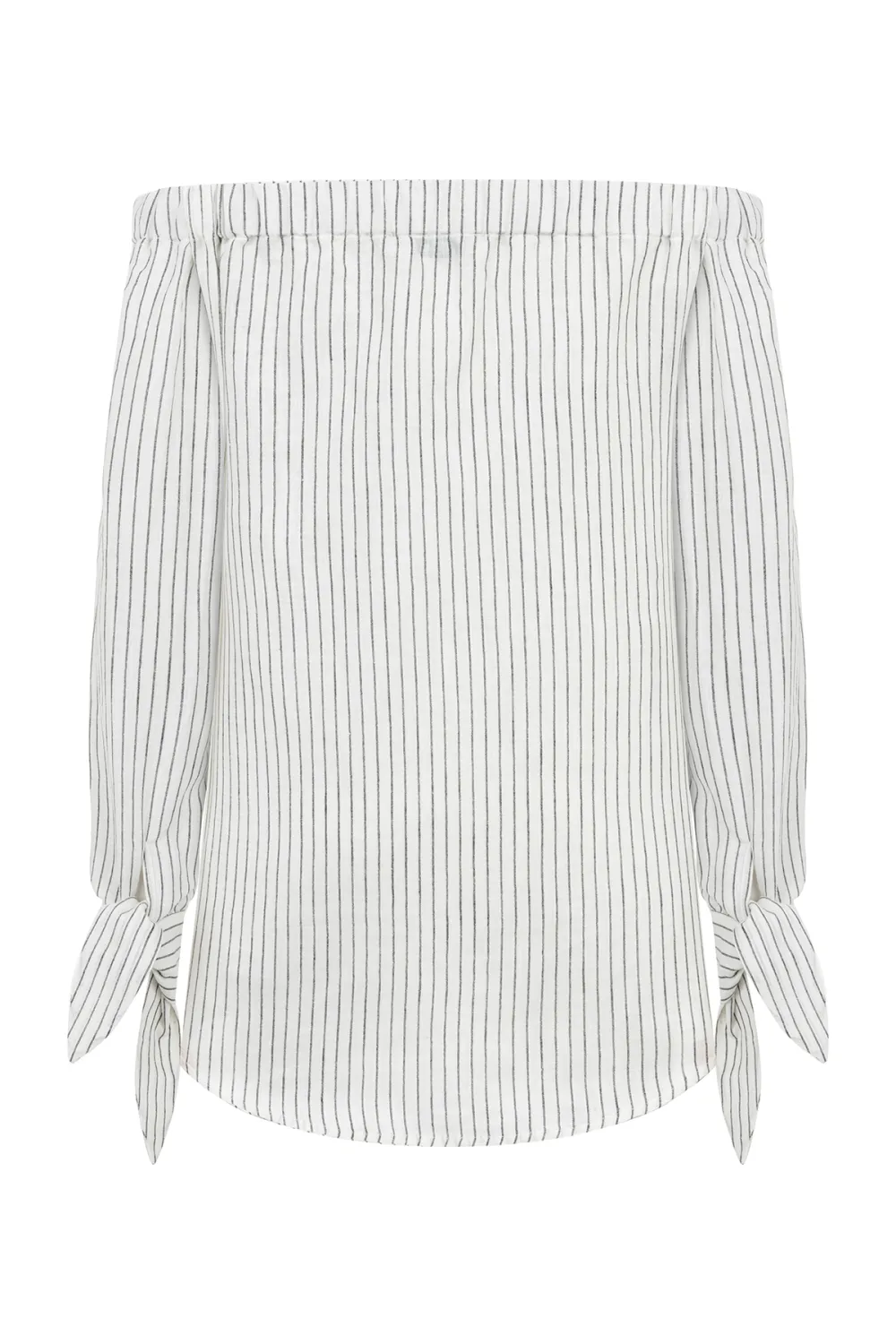 Off The Shoulder Mini Dress-White