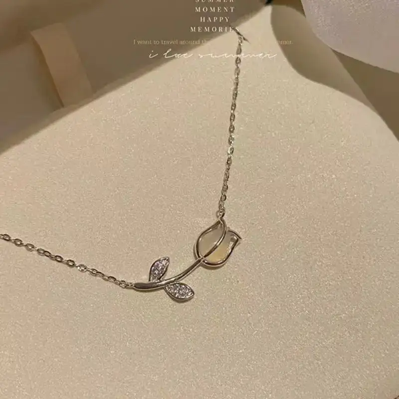 Delicate Tulip Necklace