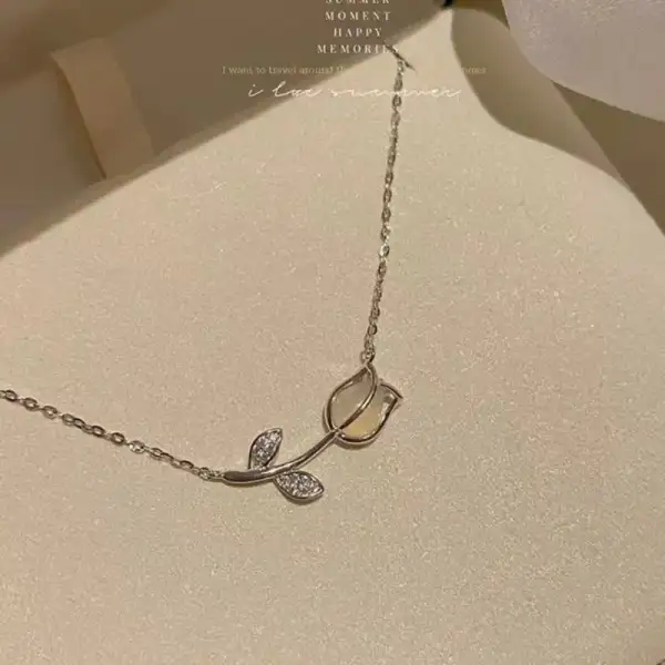 Delicate Tulip Necklace