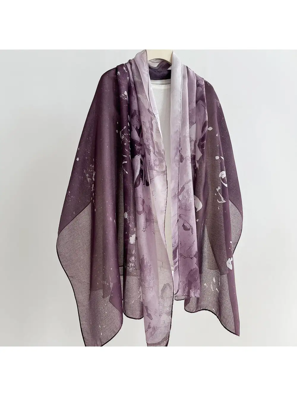 Abstract Print Summer Wrap Scarf