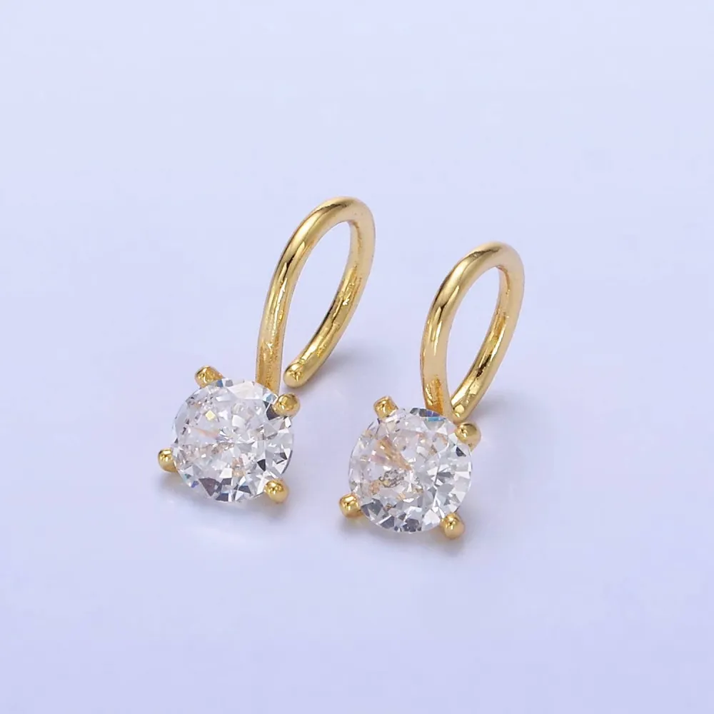 Minimal Crystal Ear Cuff
