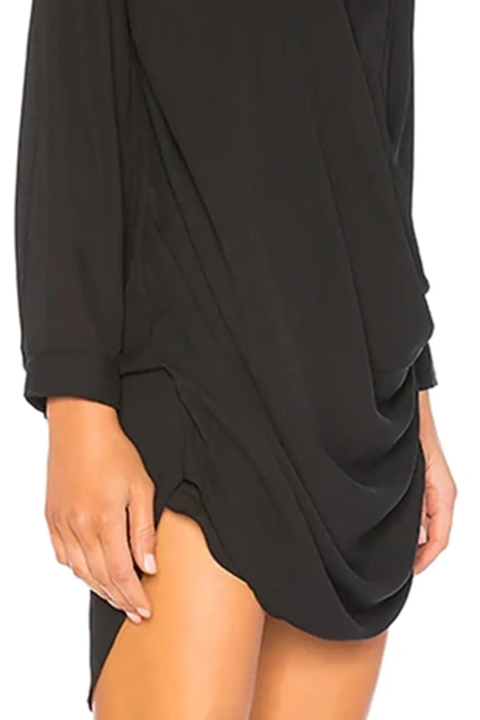 Drape Button Front Mini