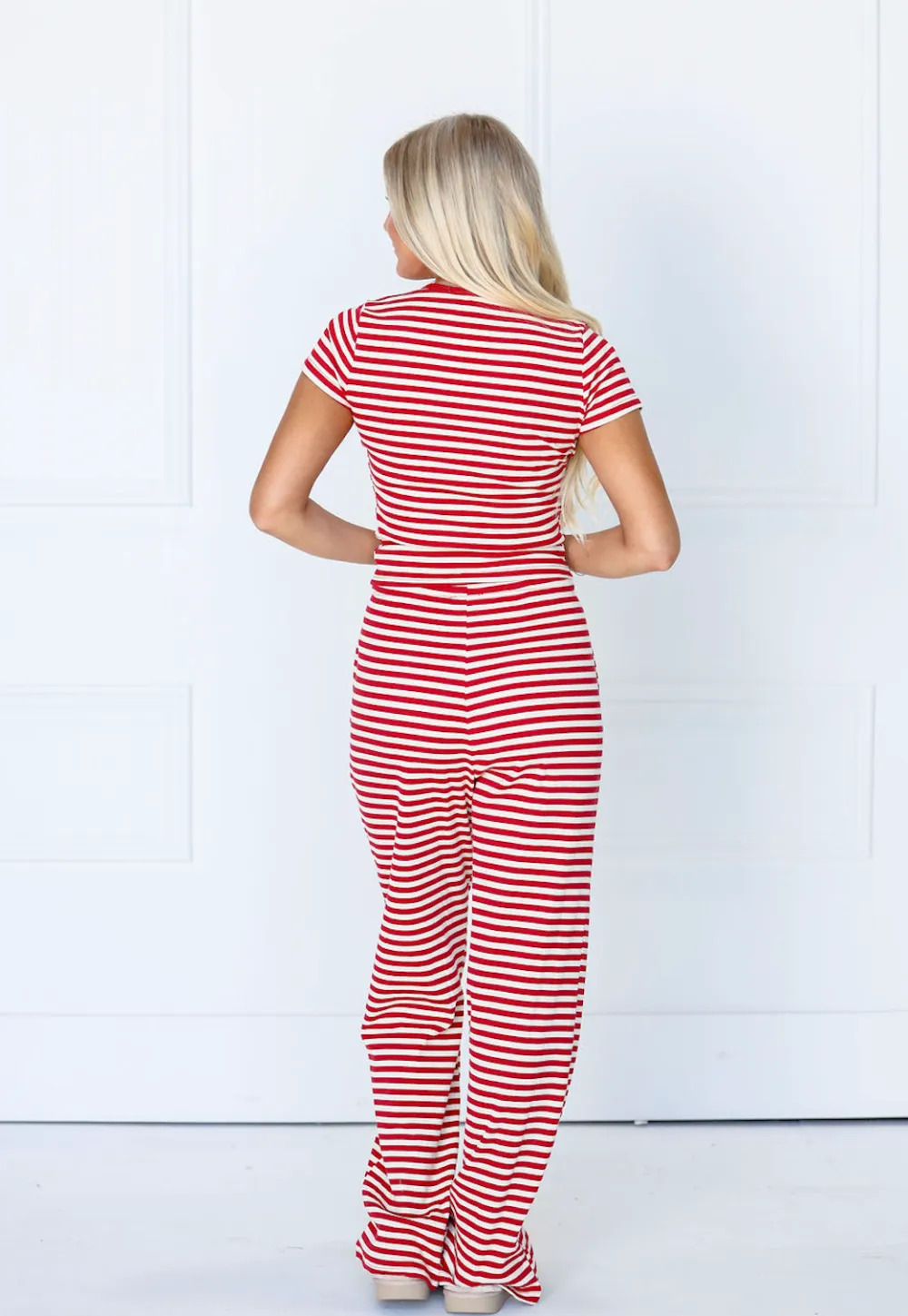 Signature Button Front Pants Set