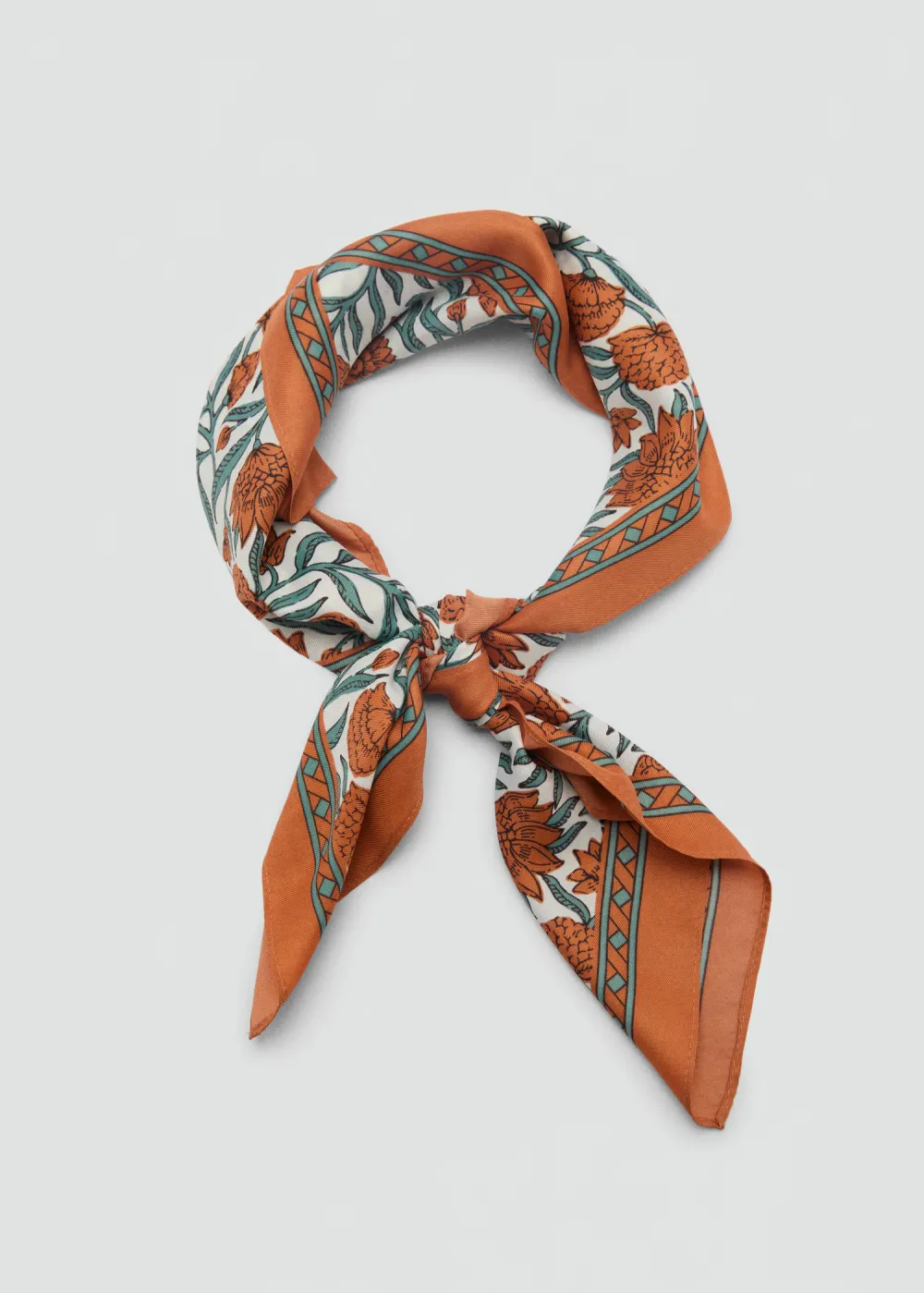Casual Style Burnt Orange Scarf