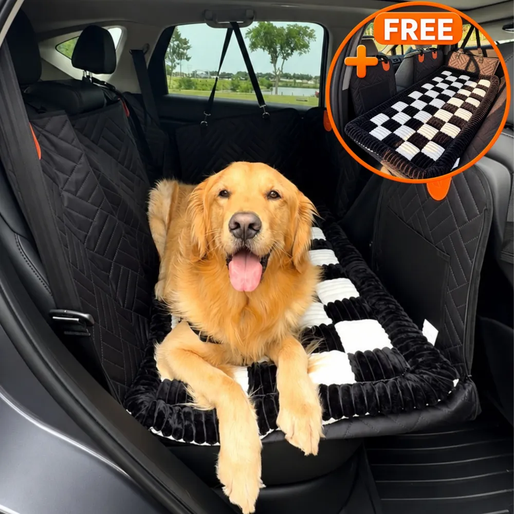 Pet Car Seat Cover with Free Cushion