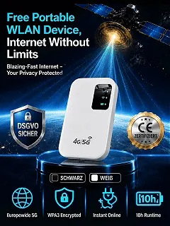 Blazing Fast 5G Pocket Hotspot | Zero Contracts | Connect 10 Devices Anywhere