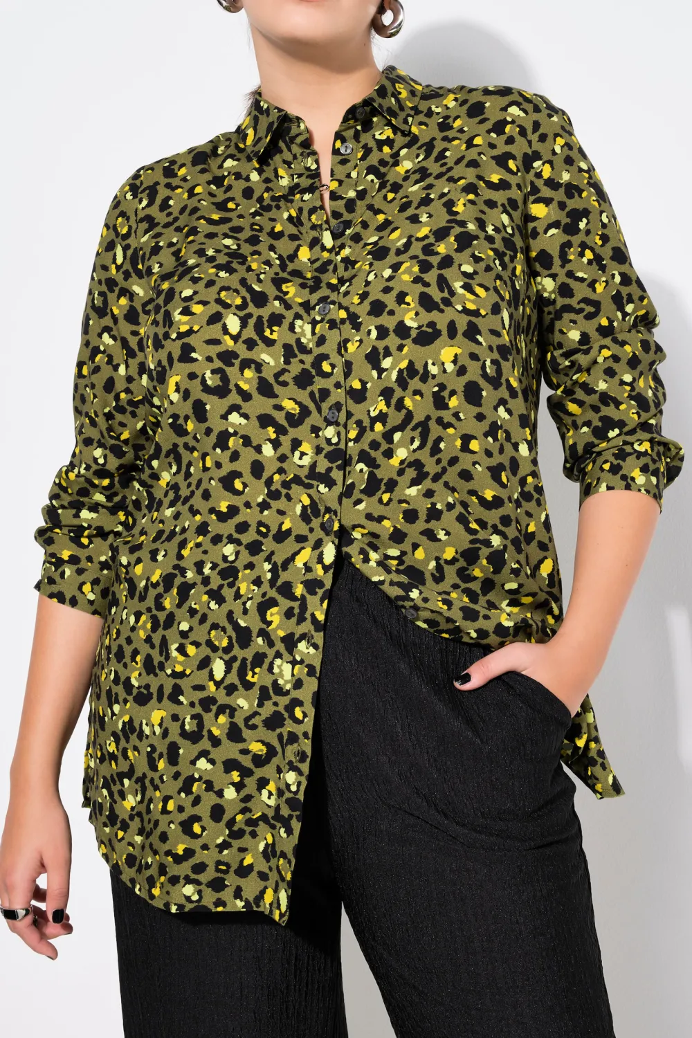 Viscose Fiber Loose Fitting Shirt