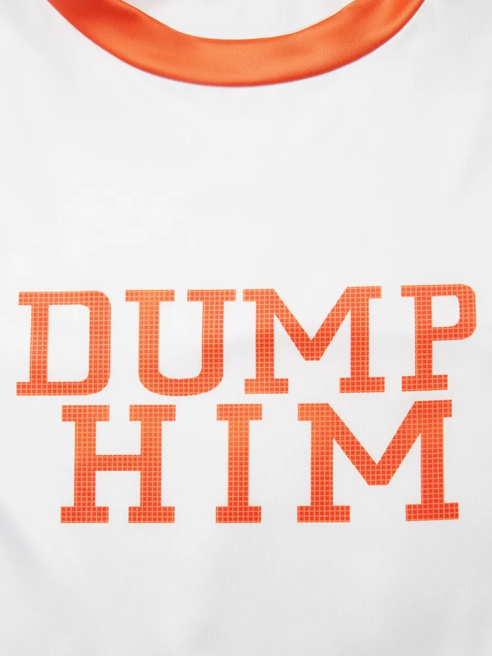 Crew Neck Text Letters Short Sleeve T-Shirt