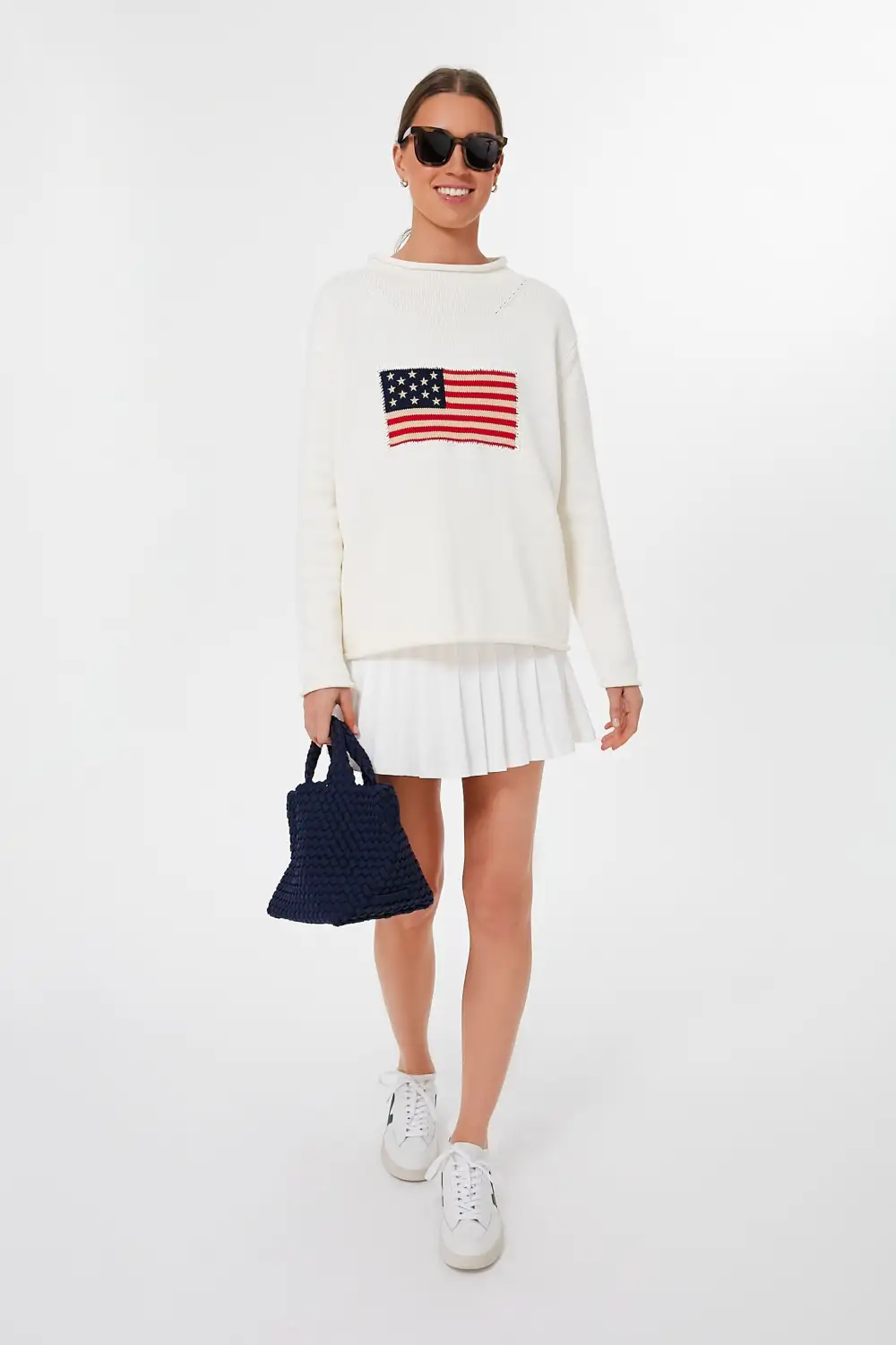 Cotton Ivory Americana Sweater