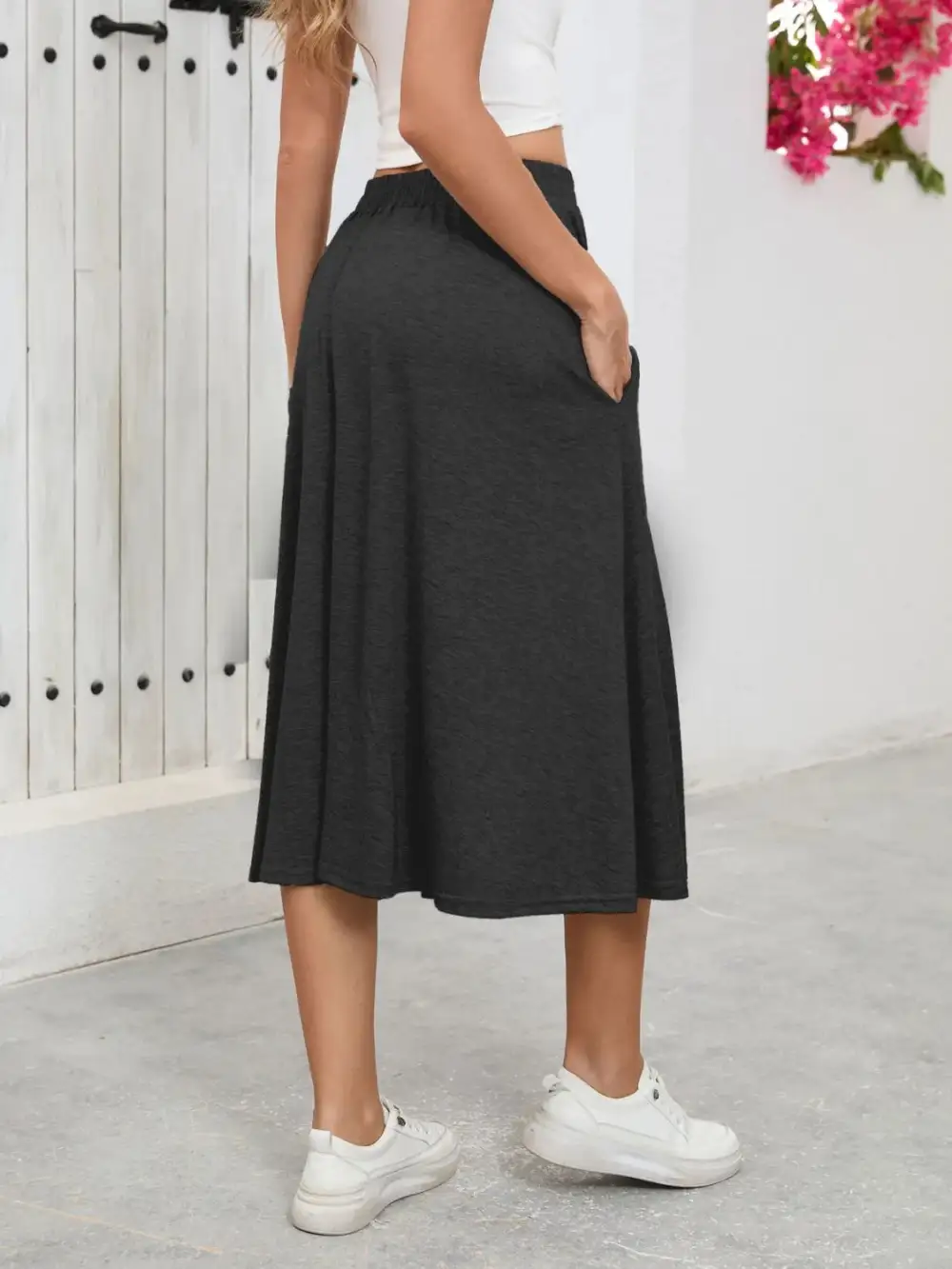 Pocket Elastic Skirt