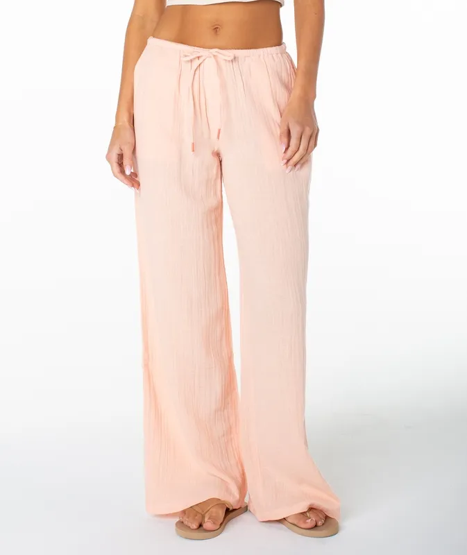 Relaxed Panel Wide Leg Pants