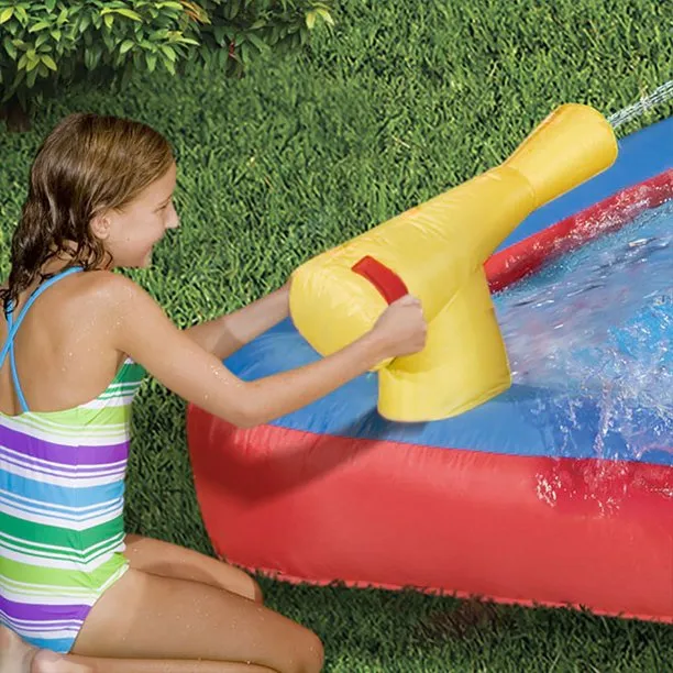 Inflatable Water Park made with Dura-Tech by Banzai