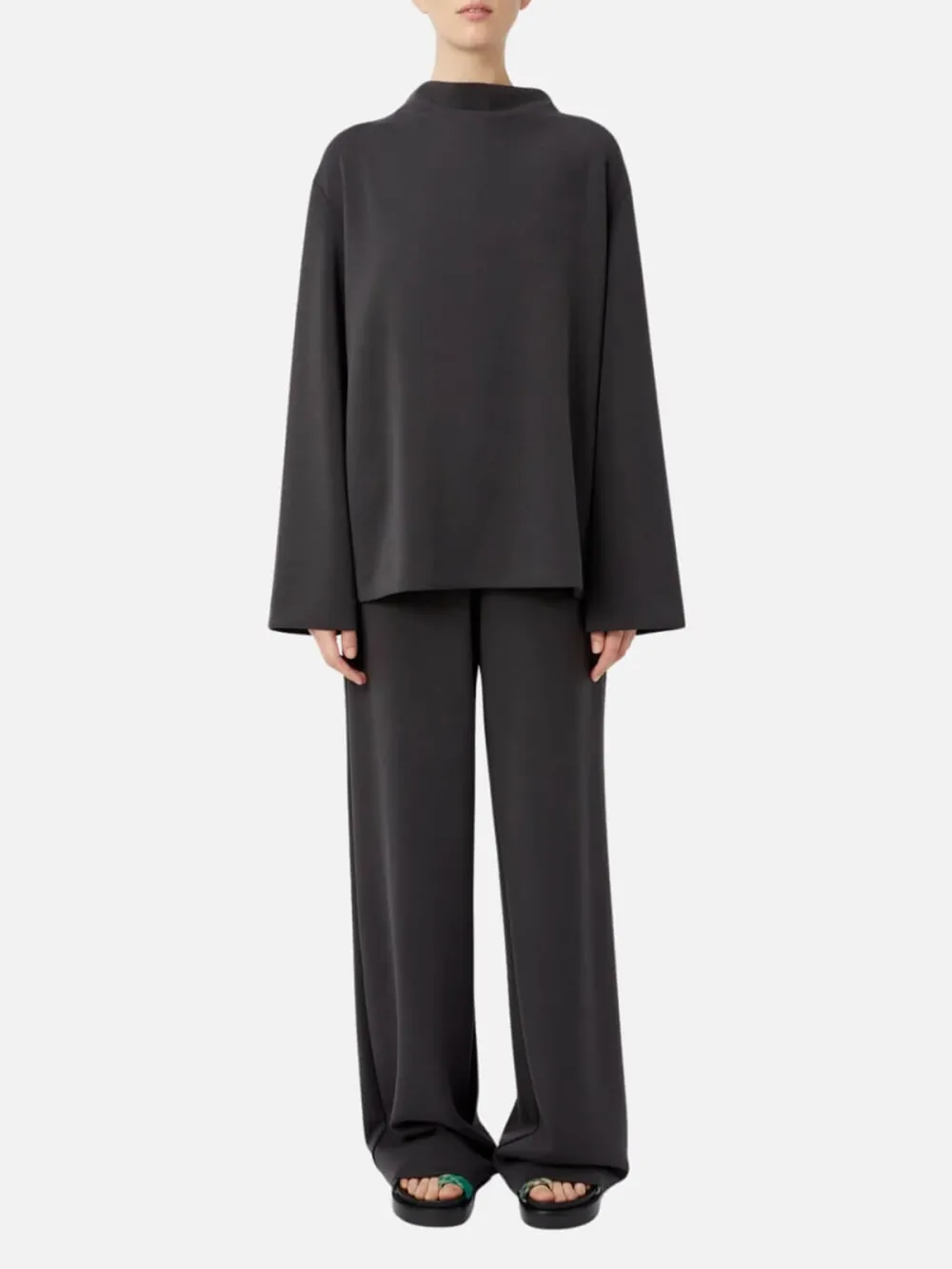 Mock Neck Long Sleeve Top
