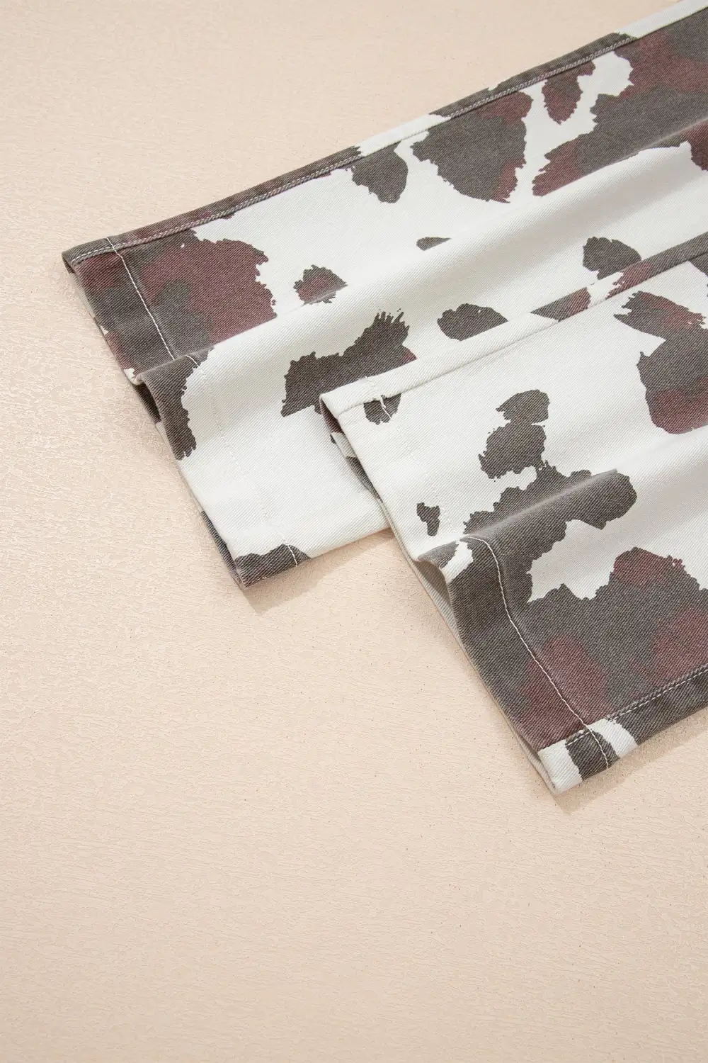 Cow Spots Printed Multi Pocketed Jeans