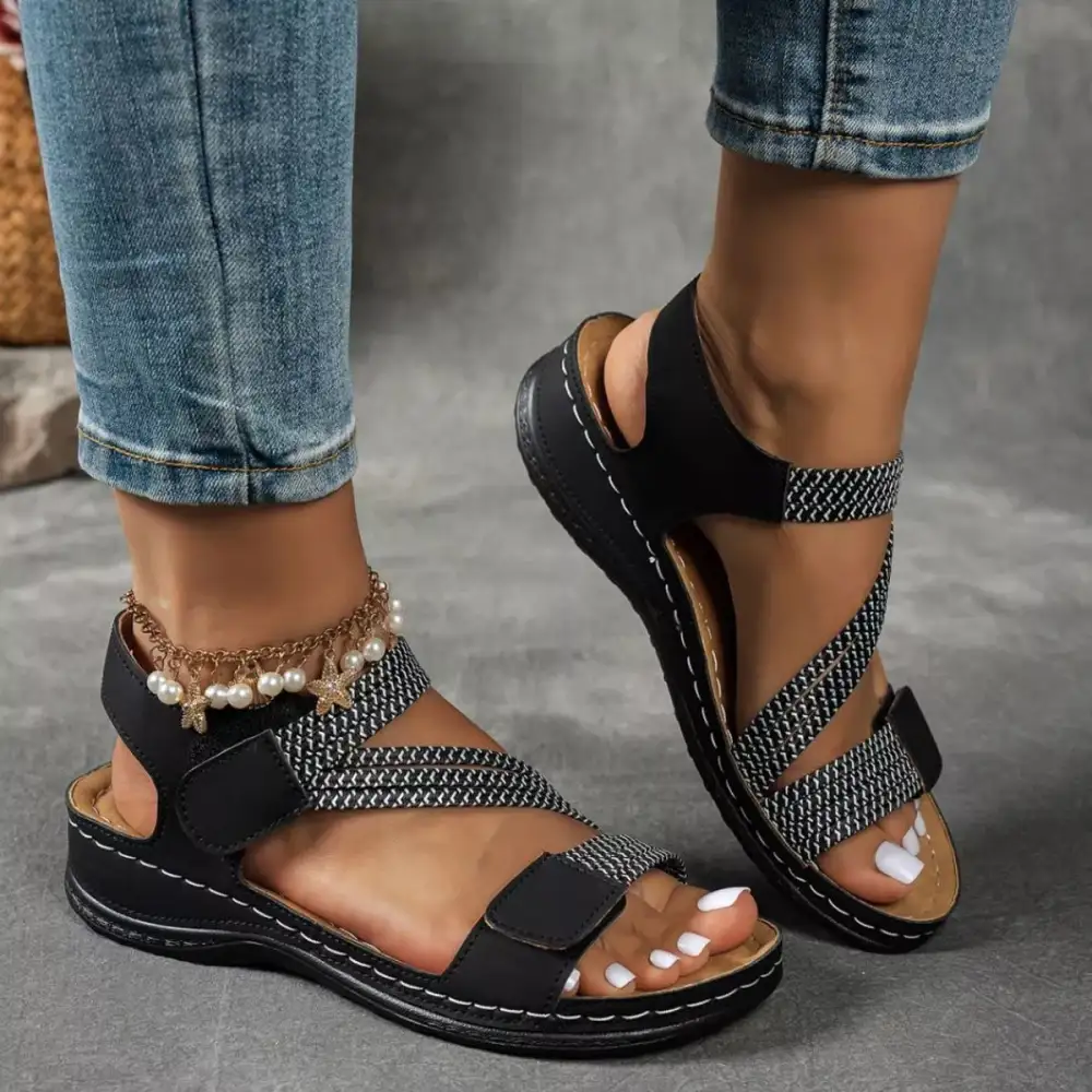 Easygoing Wedge Open Sandals