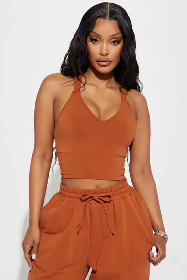 Gone Again Jogger Set  - Terracotta