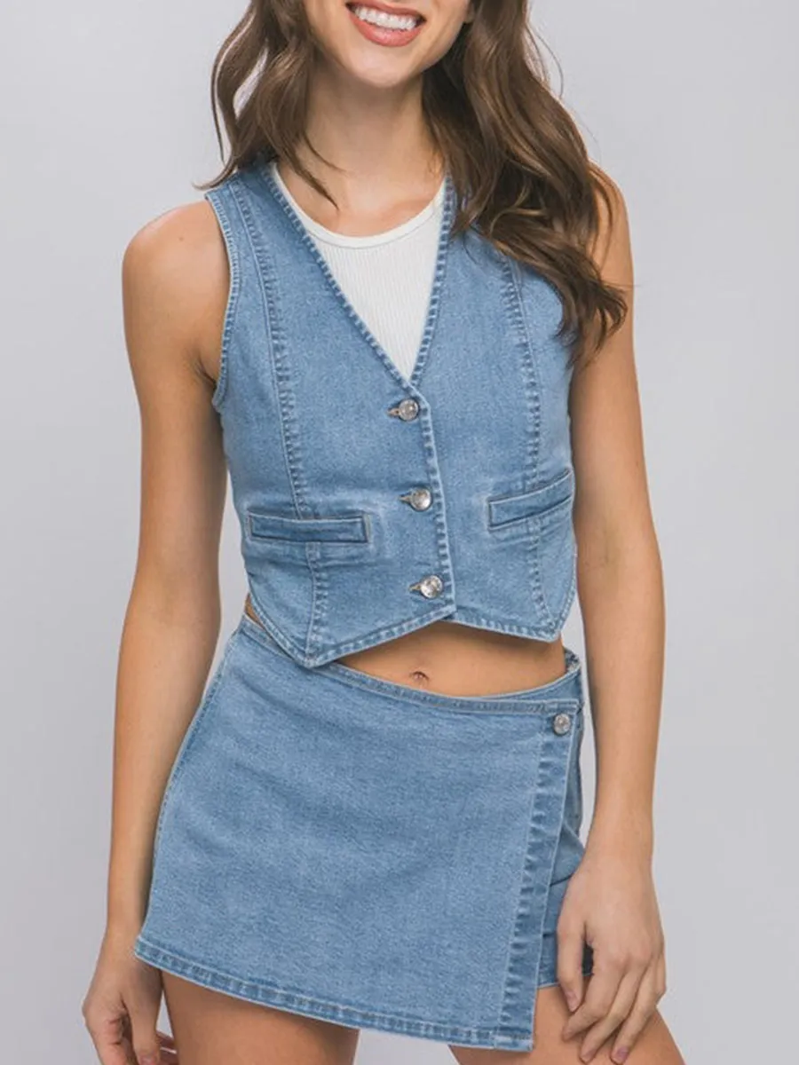 Darlin Denim Vest