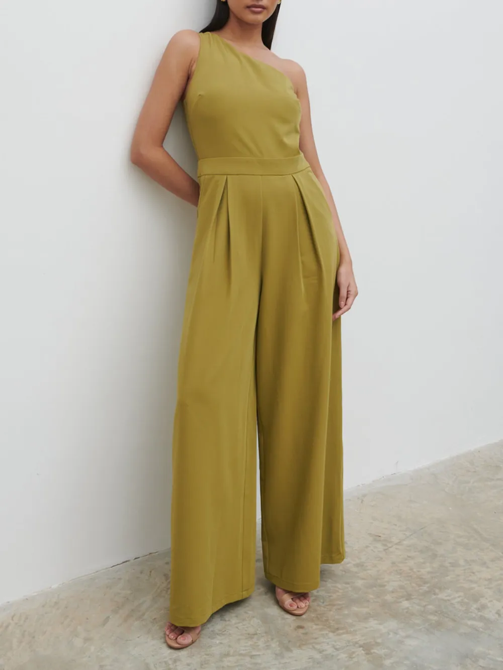 One Shoulder Jumpsuit