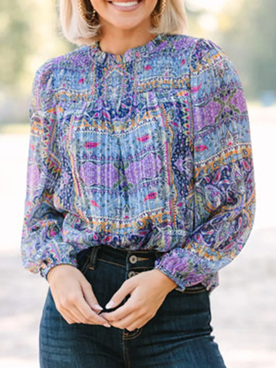 Lavender long sleeve shirt