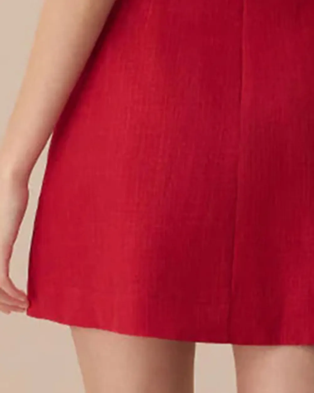 V-Neckline Regular Dress