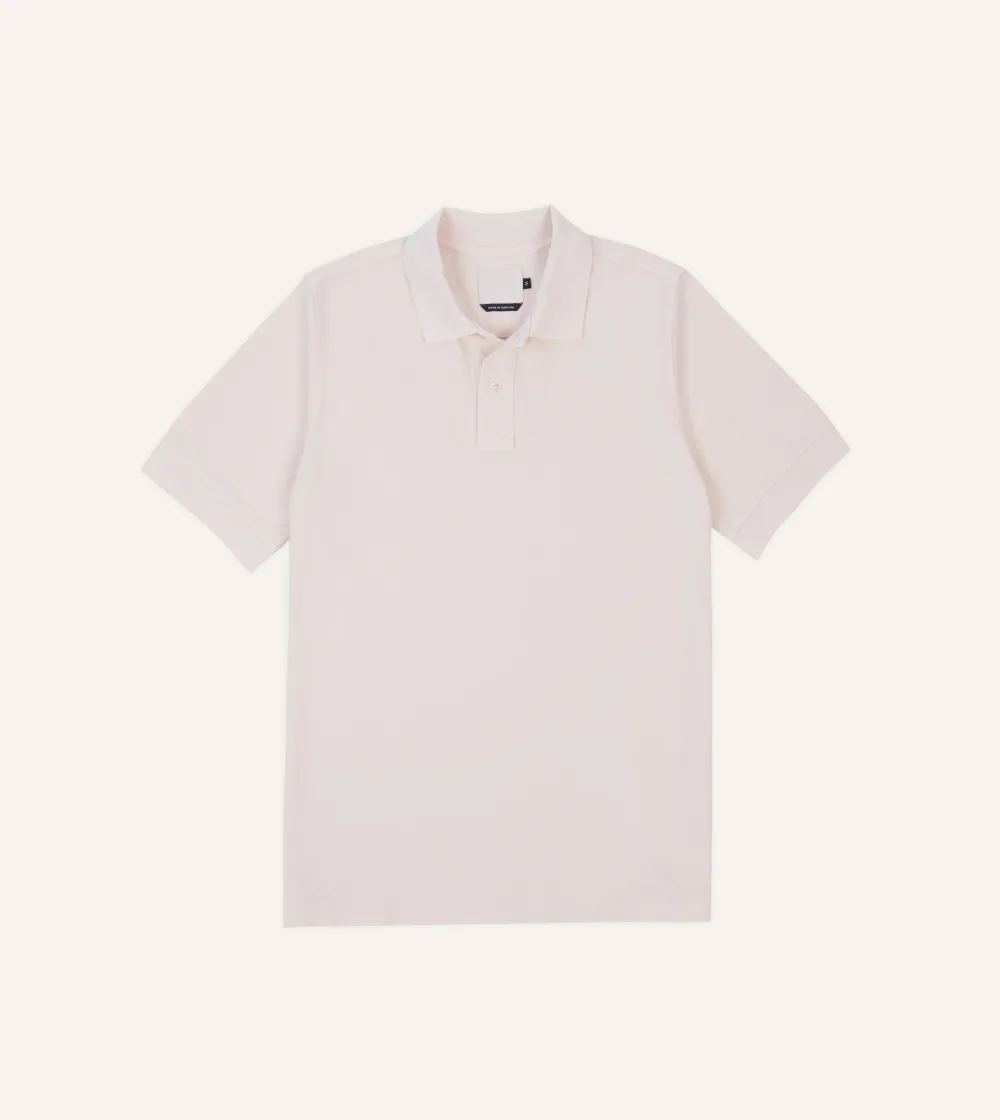 Pink Cotton Elegant Polo Shirt