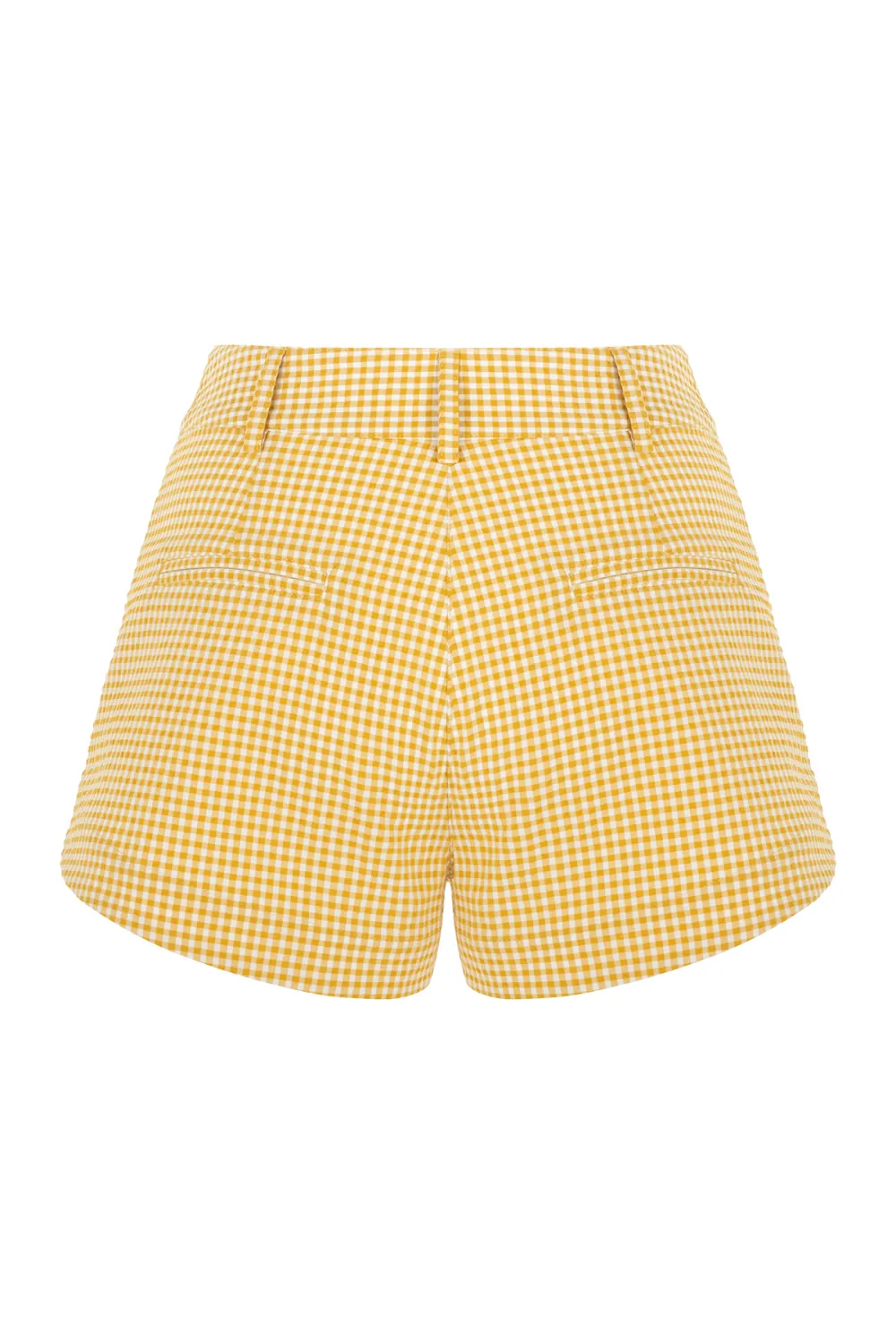 Plaid Short-Yellow