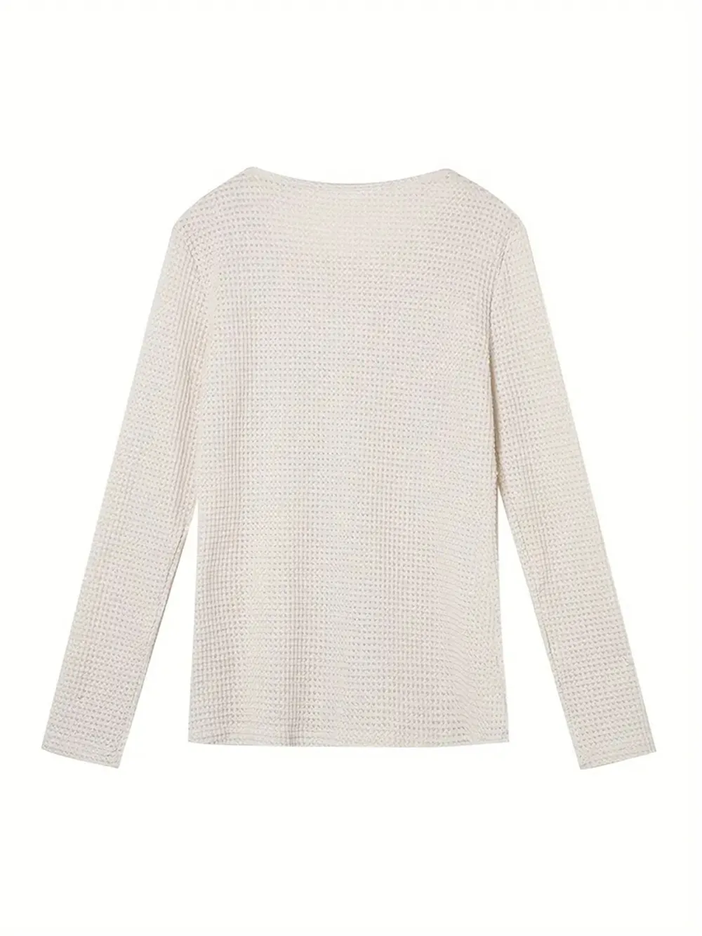 Sheer Hollow Long Sleeve Top