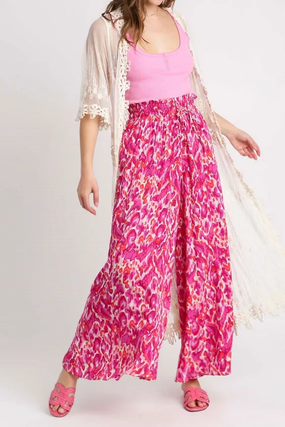 Weekend Roomy Wide Leg High Waist Casual Pants