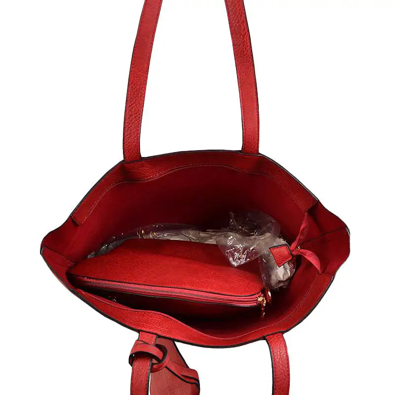 Vegan Leather Soft Tote Bag