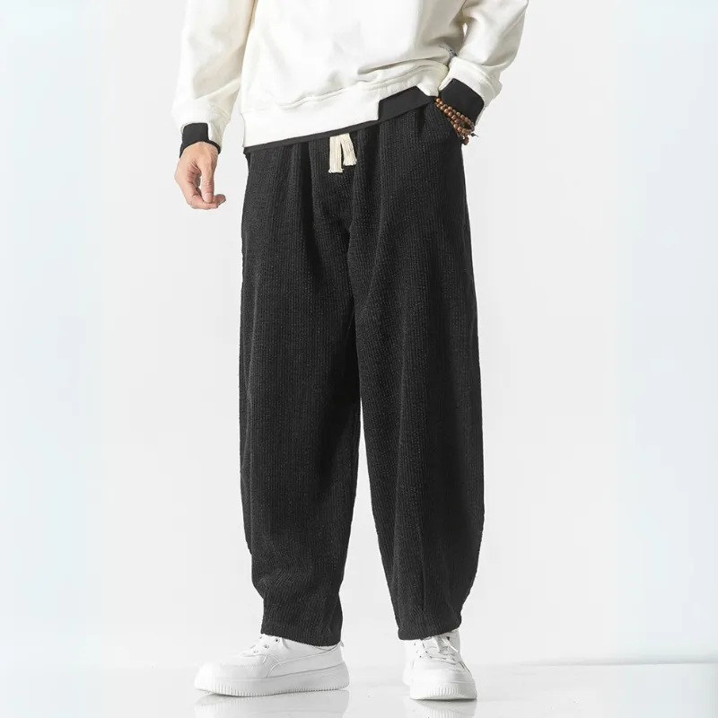 Men's Textured Corduroy Sweatpants