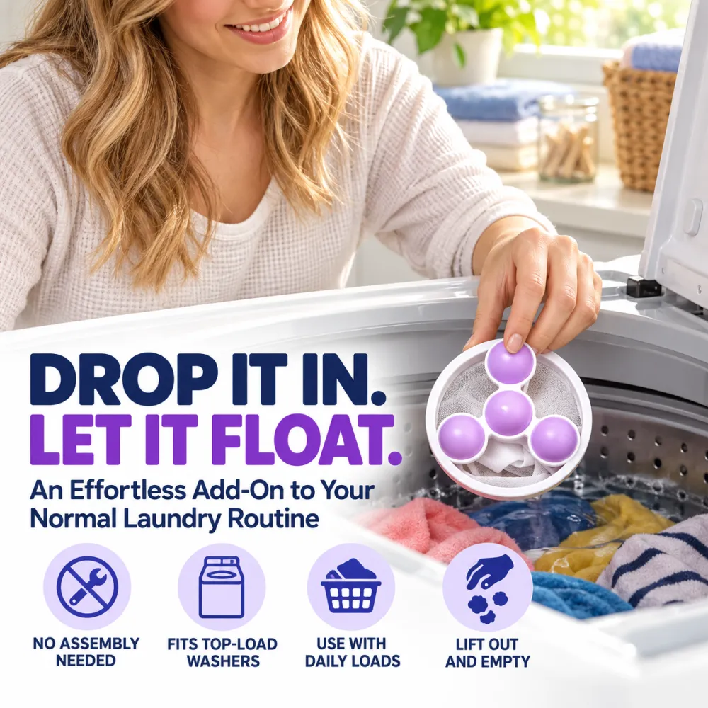 Washing Machine Floating Lint Hair Catcher Filter