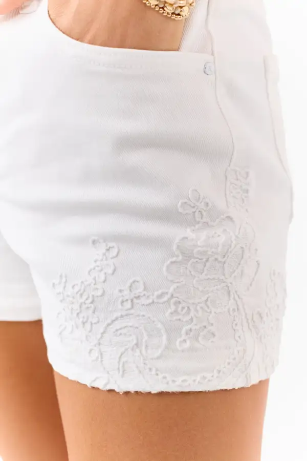 Floral Stretchy Shorts