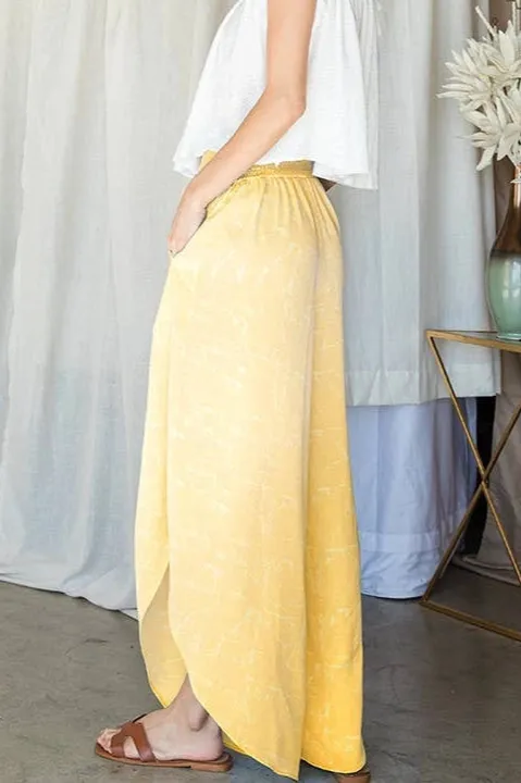 Woven Roomy Bucket Casual Pants