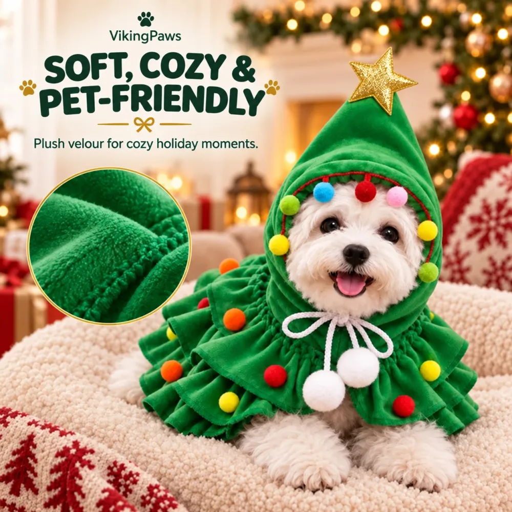 Turn Your Pet Into a Christmas Tree! 🐶 Funny Holiday Pet Outfit