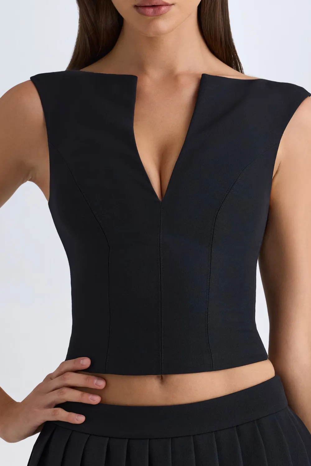 Women's All-Match Right-Shoulder Sleeveless Top