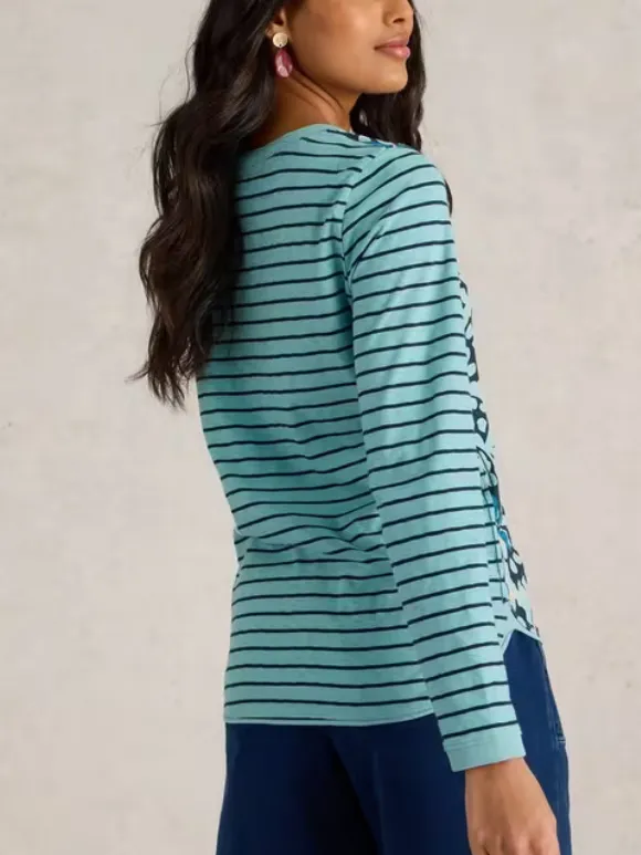 Crew Neck Art Graphic T-Shirt