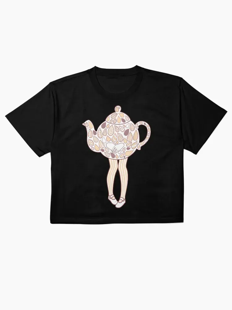 Teapot Printed Women's Short Sleeved T-Shirt
