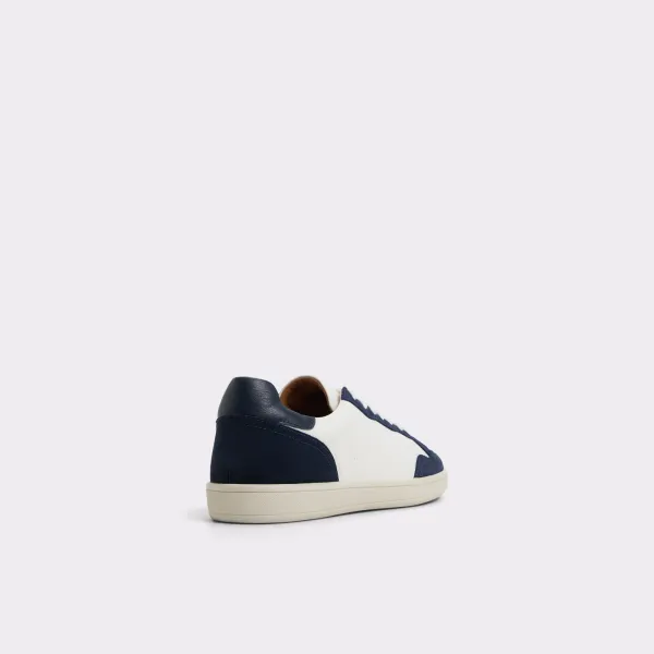 Bone Color Block Casual Style Lace Up Low Top Sneaker