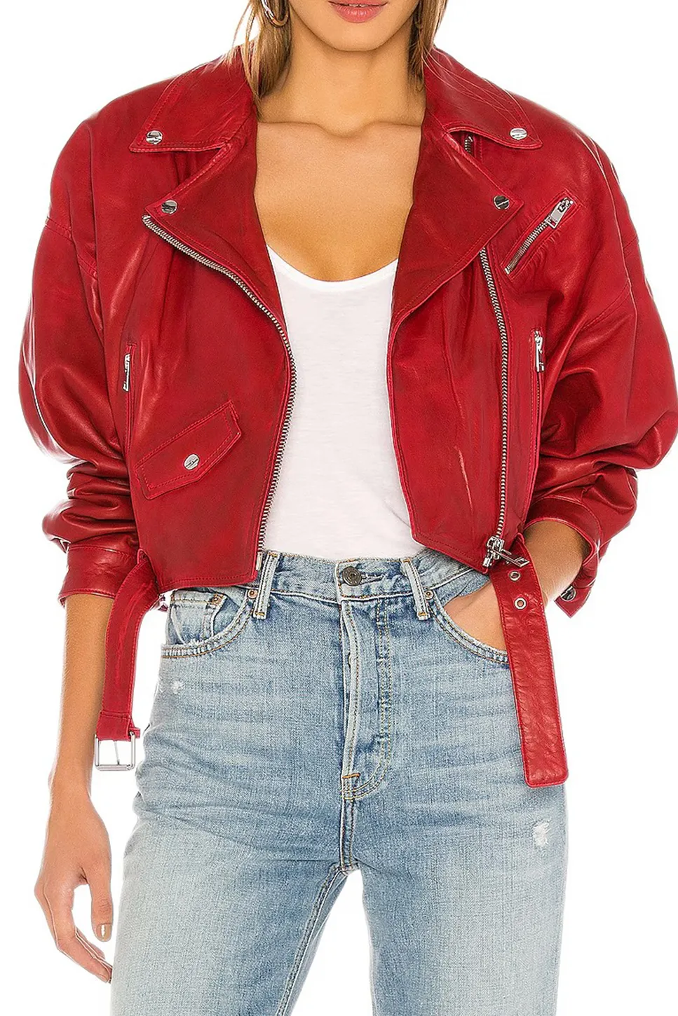 Faux Leather Biker Jacket
